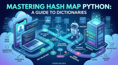 Visual graphic of python dictionaries