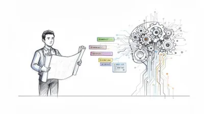 architect looks at plans