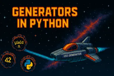 Spaceship in space capturing asteroids like a generator