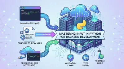 Input methods into a python backend