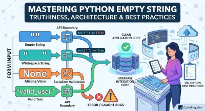 Empty python string validation