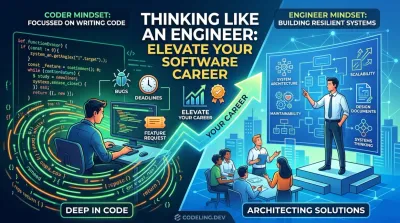 architect looks at plans